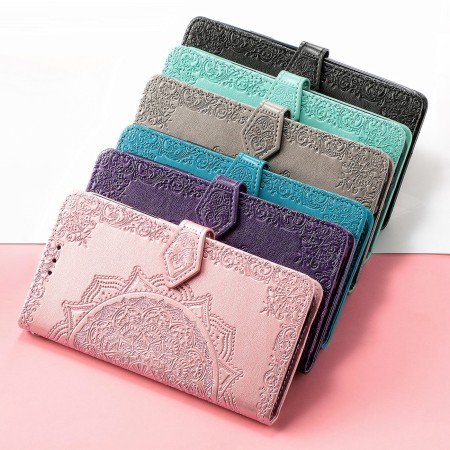 Чехол книжка кошелёк для телефона кожаный с подставкой ремешком противоударный"FINODECOR"