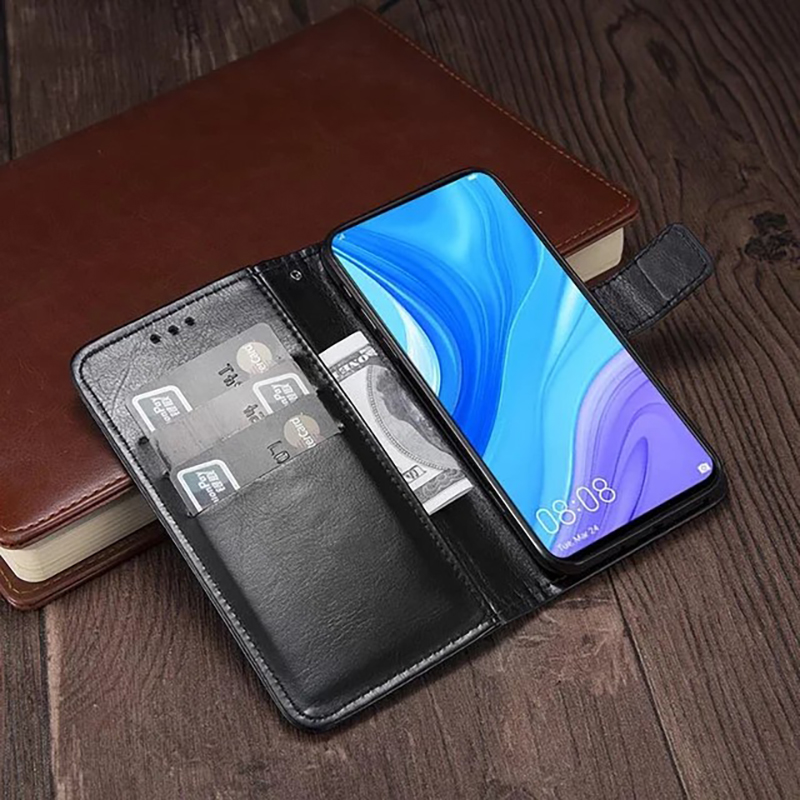 Чехол книжка с визитницей кожаный противоударный для Samsung A14 A145 "BENTYAGA"