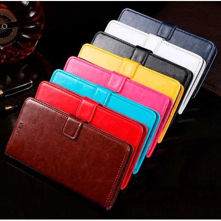 Чехол книжка с визитницей кожаный противоударный для VIVO Y11 "BENTYAGA"