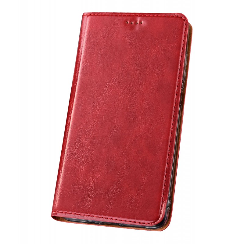 Чехол книжка противоударный магнитный КОЖАНЫЙ влагостойкий для Xiaomi Redmi NOTE 4 "VERSANO"