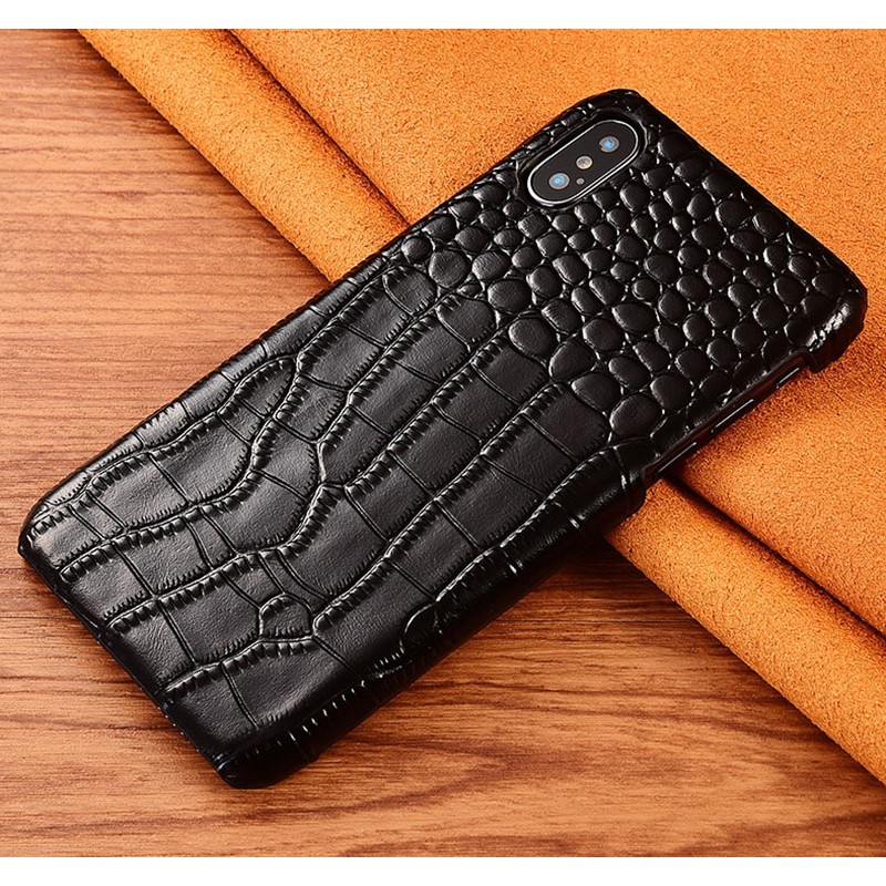 Чехол накладка полностью обтянутый натуральной кожей для Xiaomi Redmi 5A "SIGNATURE ZENUS CROCO"