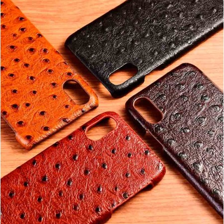 Чехол накладка полностью обтянутый натуральной кожей для VIVO V21 "SIGNATURE СТРАУС"