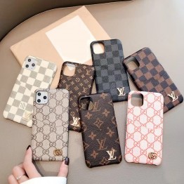 Чехол LOUIS VUITTON ✨  для iphone брендовый луи витон обтянуты кожей LV на все модели айфон