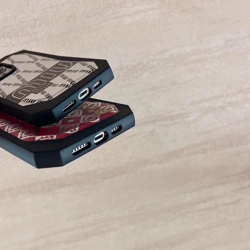 Чехол MIU MIU ✨ для iphone брендовый противоударный 3D на все модели айфон