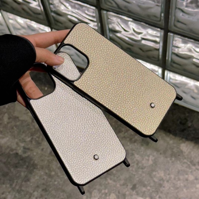 Чехол MONT BLANC ✨ для iphone брендовый монте бланк кожаный на все модели айфон