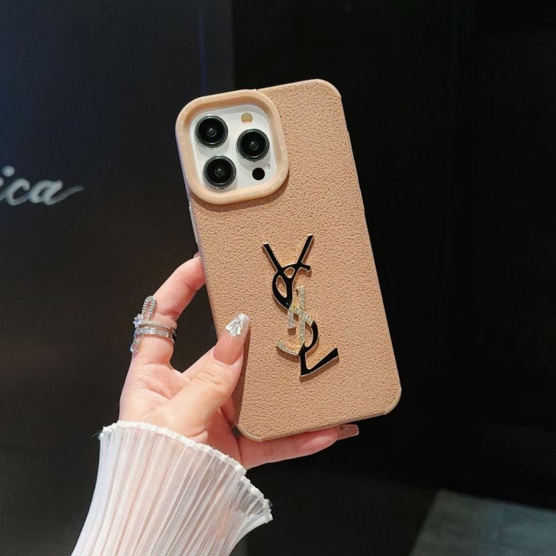 Чехол Yves Saint Laurent ✨ для iphone брендовый YSL 3D противоударный на все модели айфон