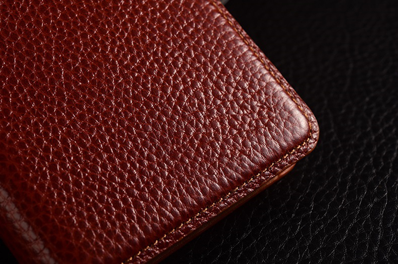 Чехол книжка из натуральной воловьей кожи противоударный магнитный для Xiaomi Redmi 6 "BULL"