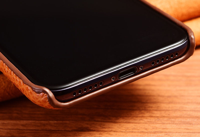 Чехол накладка полностью обтянутый натуральной кожей для Xiaomi POCO F3 "SIGNATURE BULL"