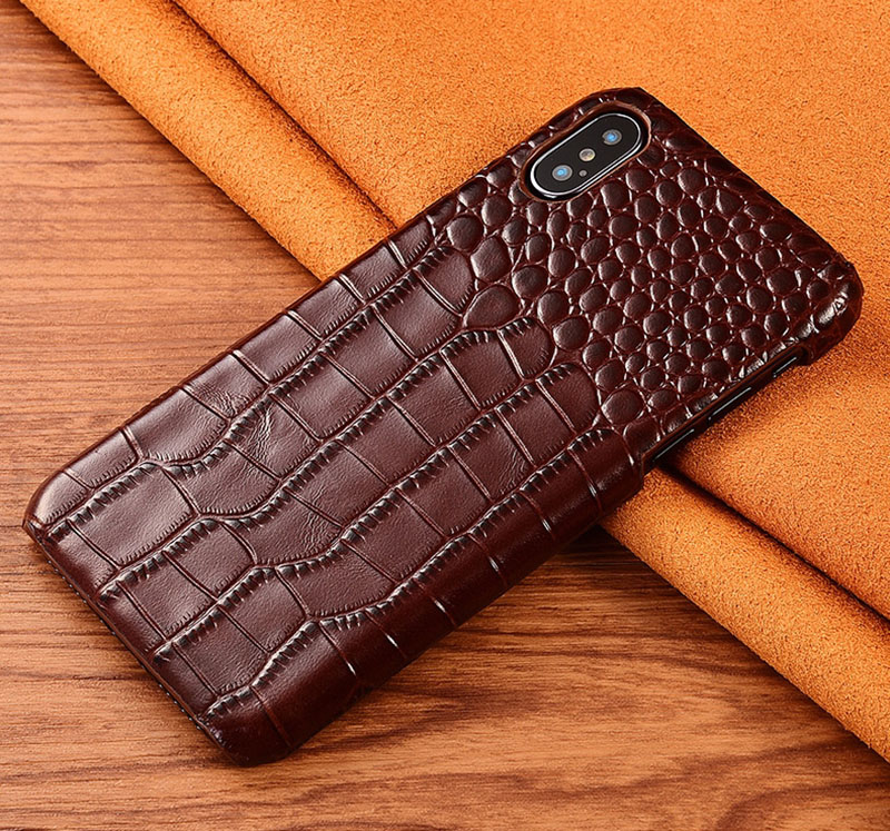 Чехол накладка полностью обтянутый натуральной кожей для Xiaomi Redmi NOTE 5A "SIGNATURE ZENUS CROCO"