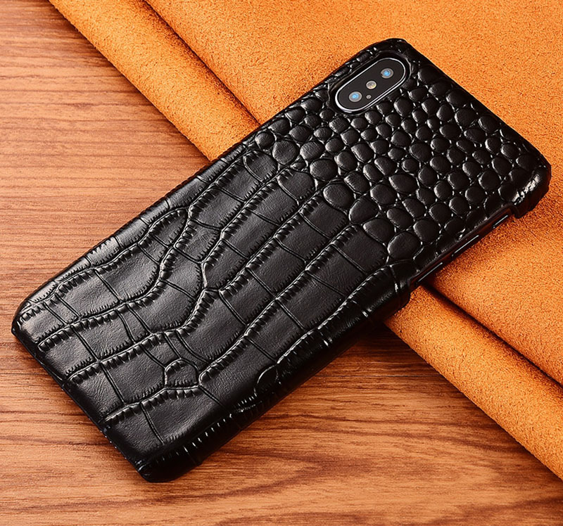 Чехол накладка полностью обтянутый натуральной кожей для Xiaomi Redmi 9A "SIGNATURE ZENUS CROCO"