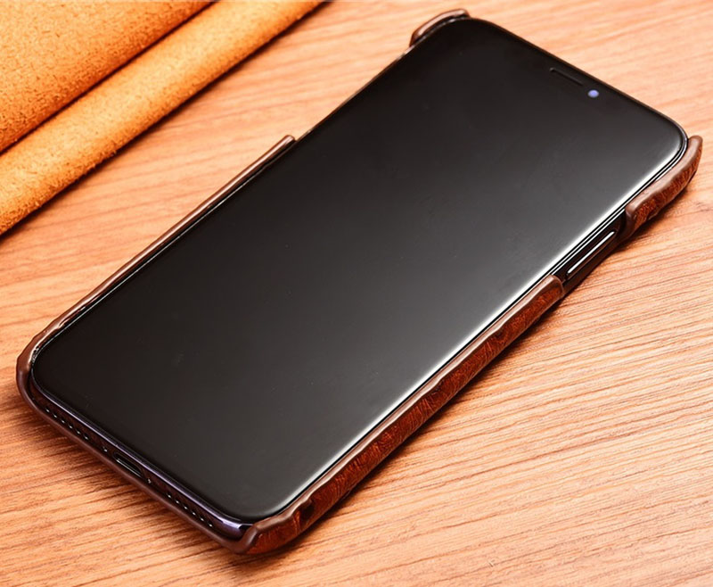 Чехол накладка полностью обтянутый натуральной кожей для Xiaomi Redmi NOTE 5A "SIGNATURE СТРАУС"