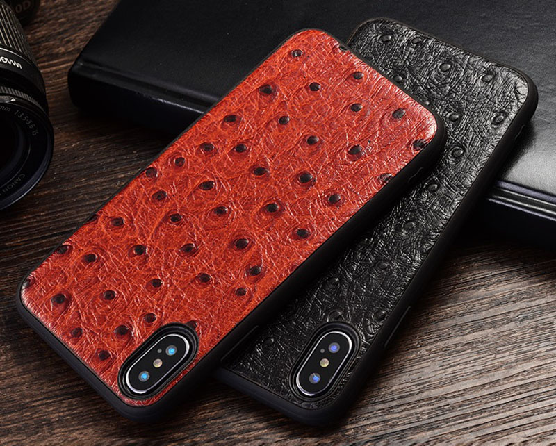 Силиконовый чехол накладка бампер противоударный со вставкой из натуральной кожи для ASUS ROG Phone 5 ZS673KS "GENUINE СТРАУС"